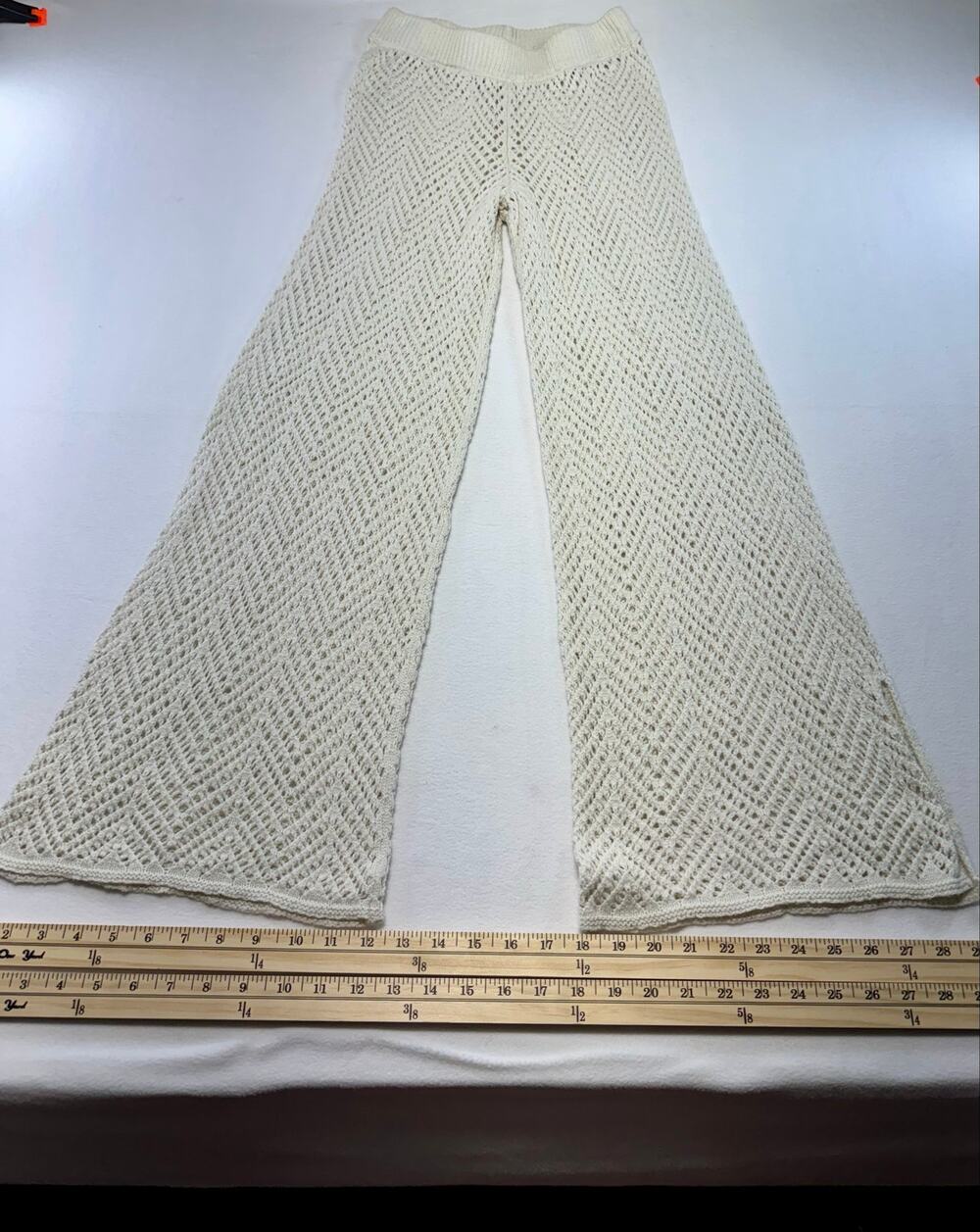 Coastal wester hippie boho vacation resort chic beachy knot flared pants 0059A2